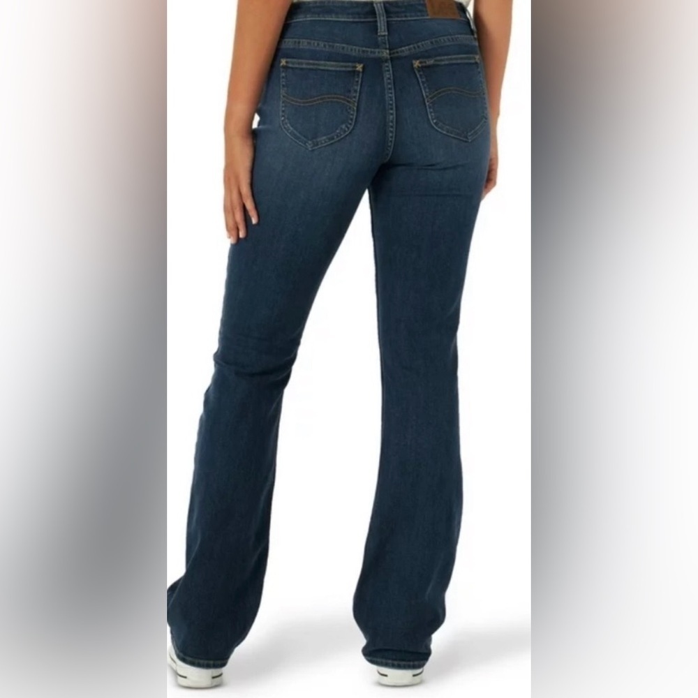 Lee Jeans Women's Dark Wash Classic Blue Denim